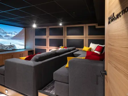 Chalet contemporain avec piscine privée, sauna et home cinéma à Arc 1800 - Photo 13