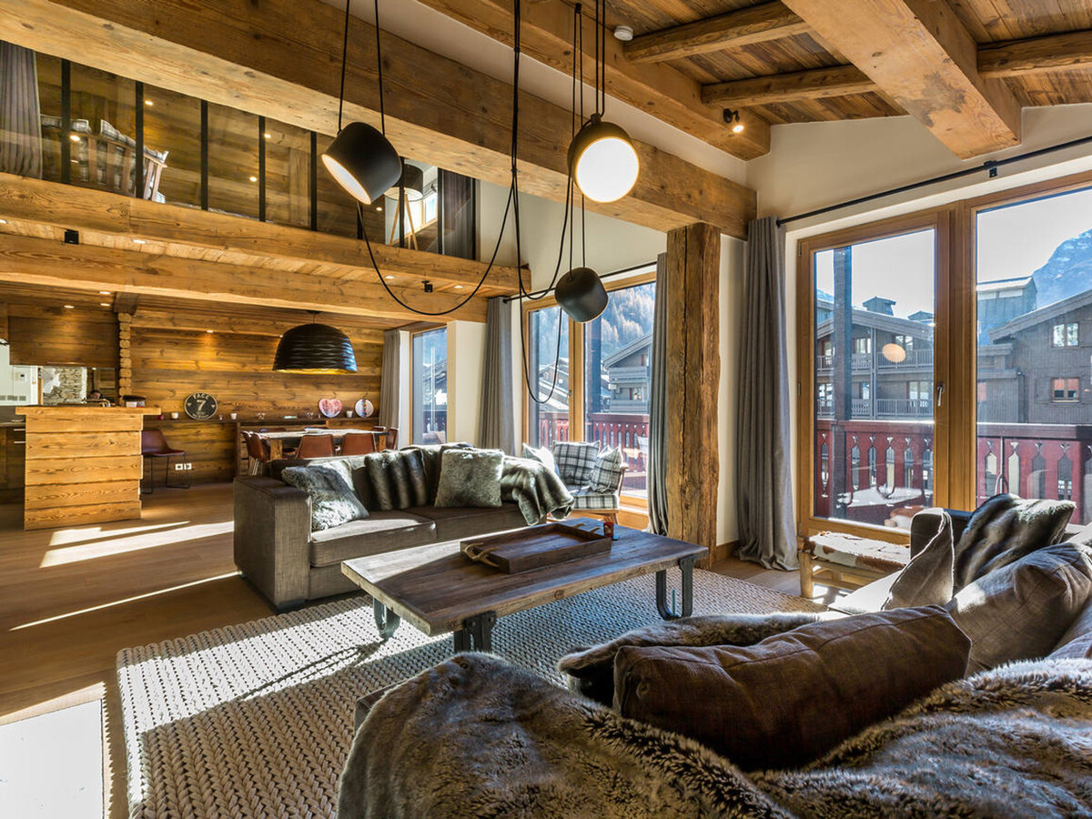 Appartement 240 m² avec cheminée et vue panoramique à Val-d'Isère - Photo 1