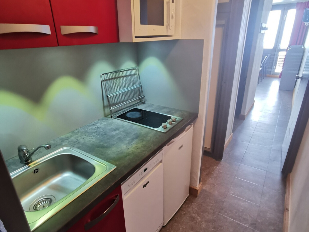 Studio cabine 25m² aux pieds des pistes, balcon sud - Photo 7