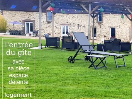 Gîte 6 pers. avec étang privé et jeux, Perche : photo 13