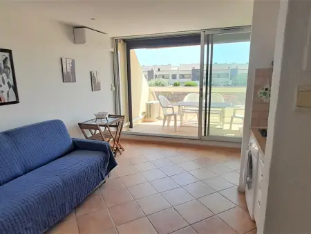 Studio climatisé avec terrasse et garage à Cap d'Agde : photo 6
