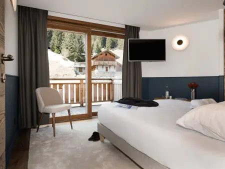 Duplex plein sud à Courchevel Village - 4 pers - Pieds des pistes, balcons, parking, casier à skis - Photo 6