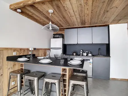 Appartement 36m² skis aux pieds, balcon sud Les Menuires : photo 3