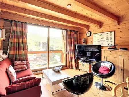 Appartement 3 pièces skis aux pieds, vue pistes à Le Corbier : photo 3