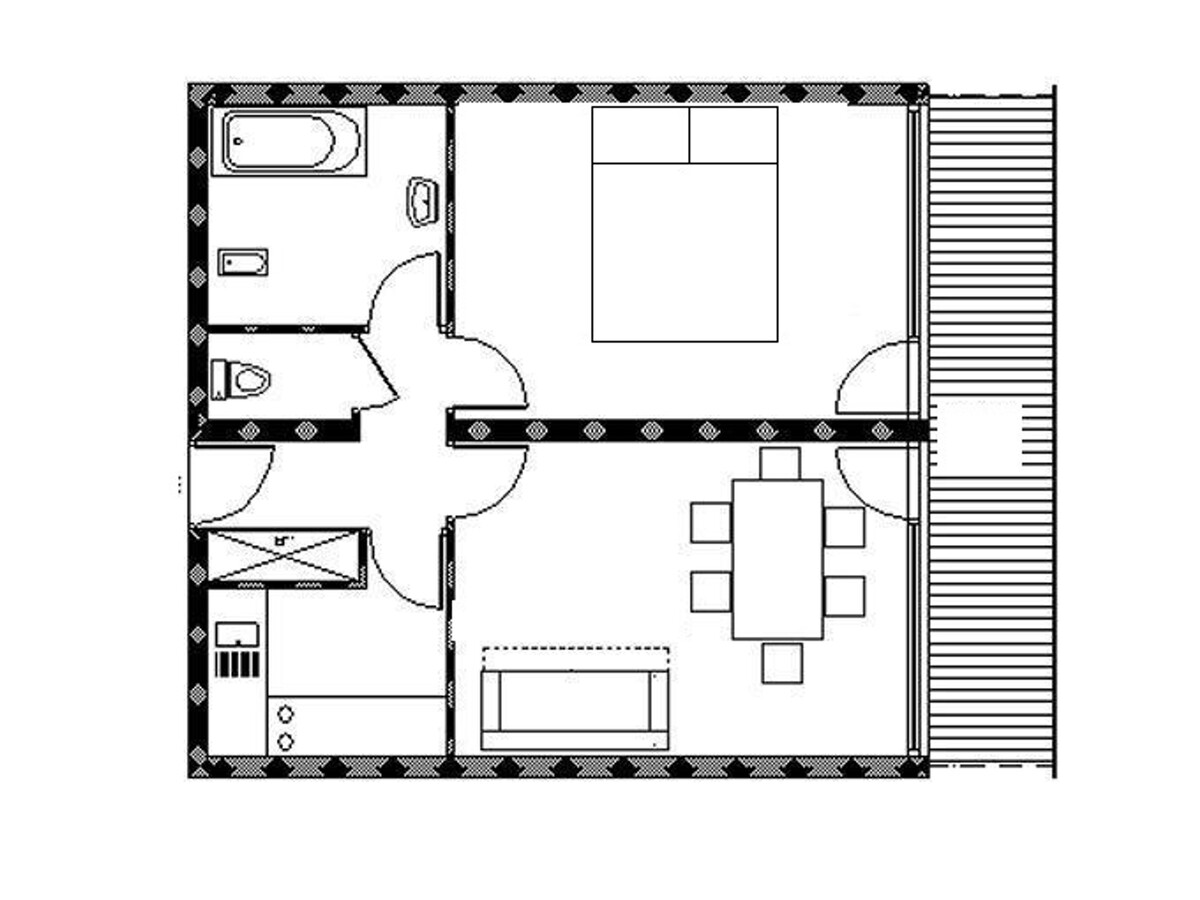 Appartement 35 m² skis aux pieds aux Menuires, balcon Sud-Est - Photo 12