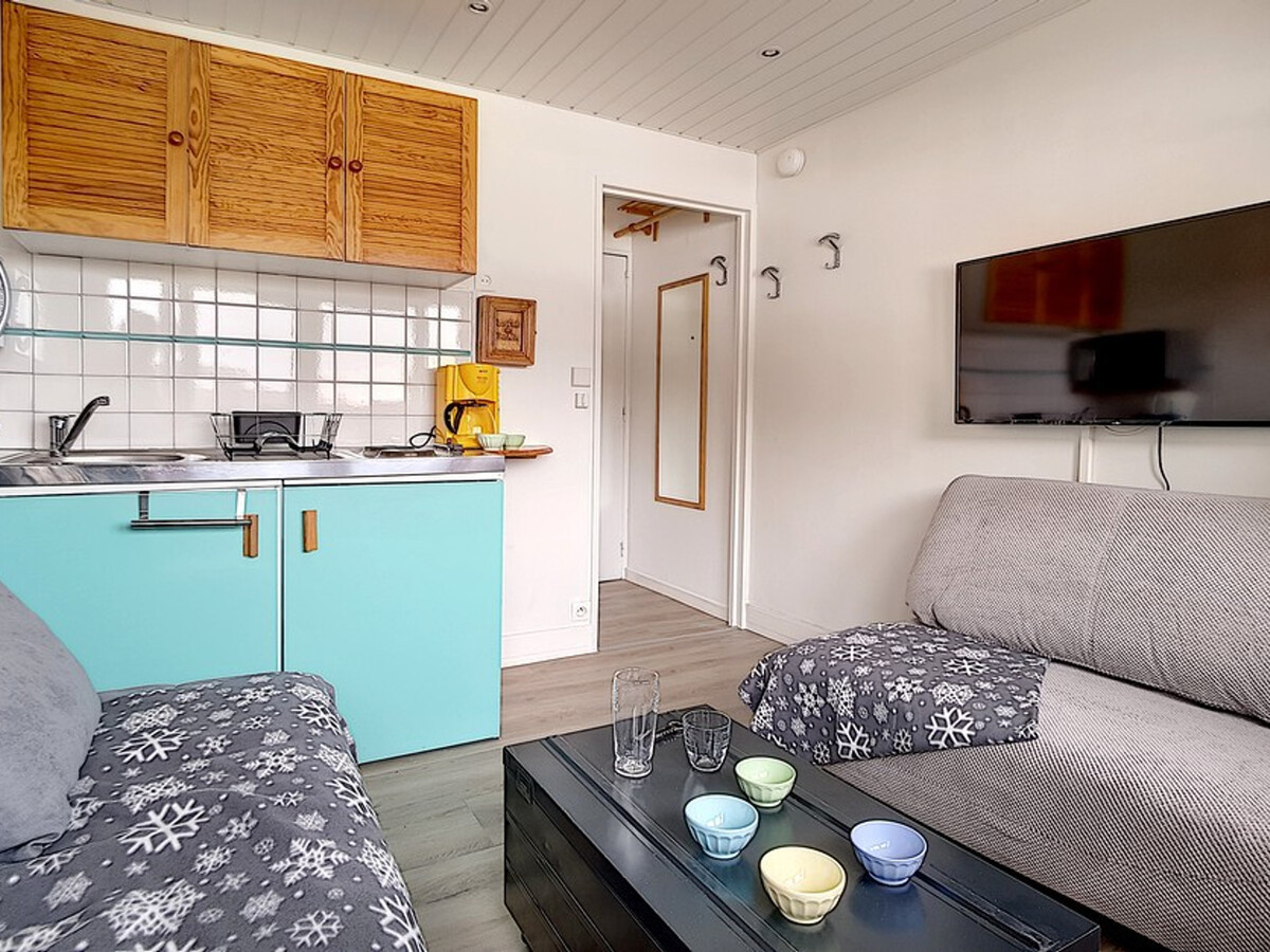 Studio 12m² aux Menuires, 7ème étage, animaux admis - Photo 1