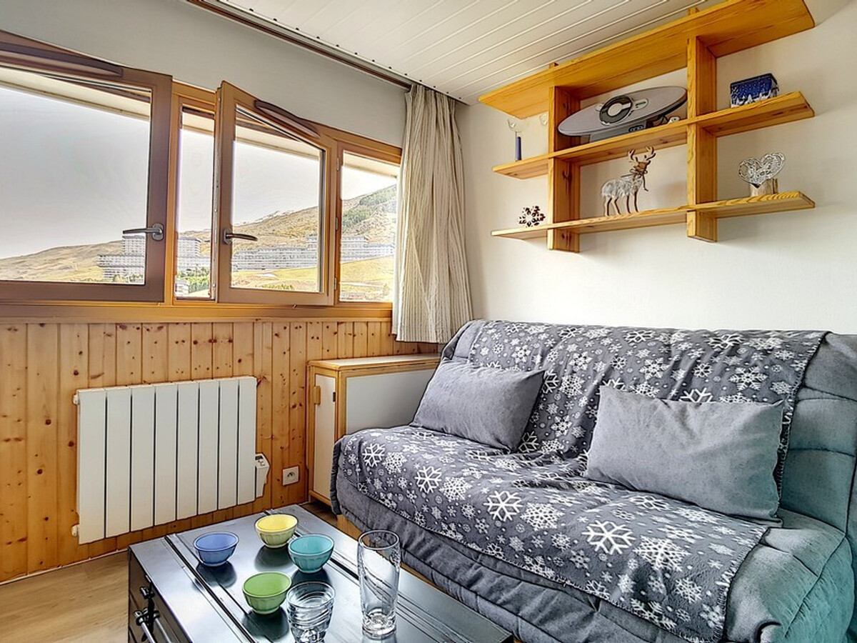 Studio 12m² aux Menuires, 7ème étage, animaux admis - Photo 4