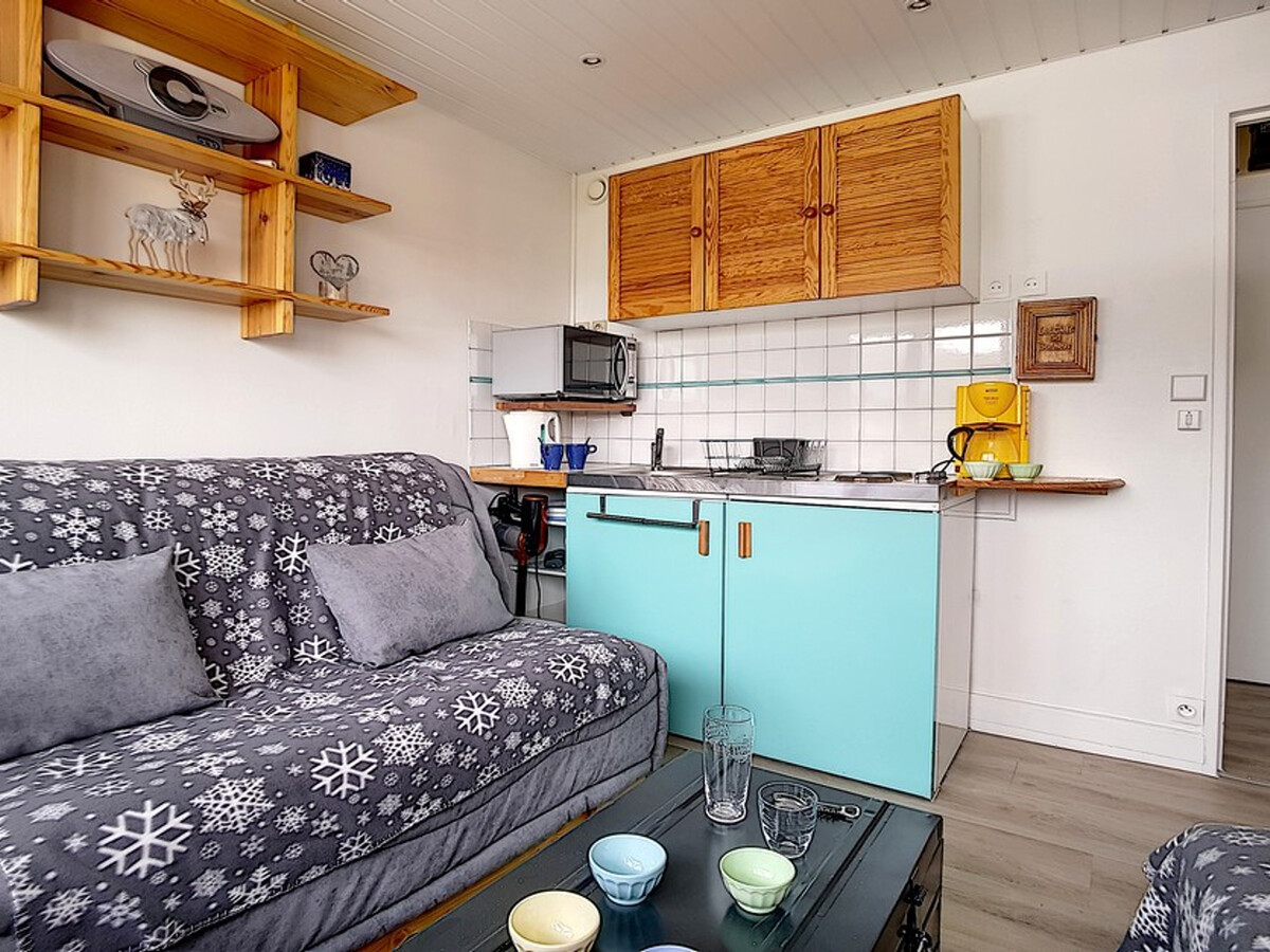 Studio 12m² aux Menuires, 7ème étage, animaux admis - Photo 9
