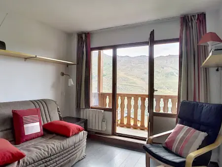 Location appartement à Les Menuires, Studio fonctionnel proche pistes avec balcon ouest