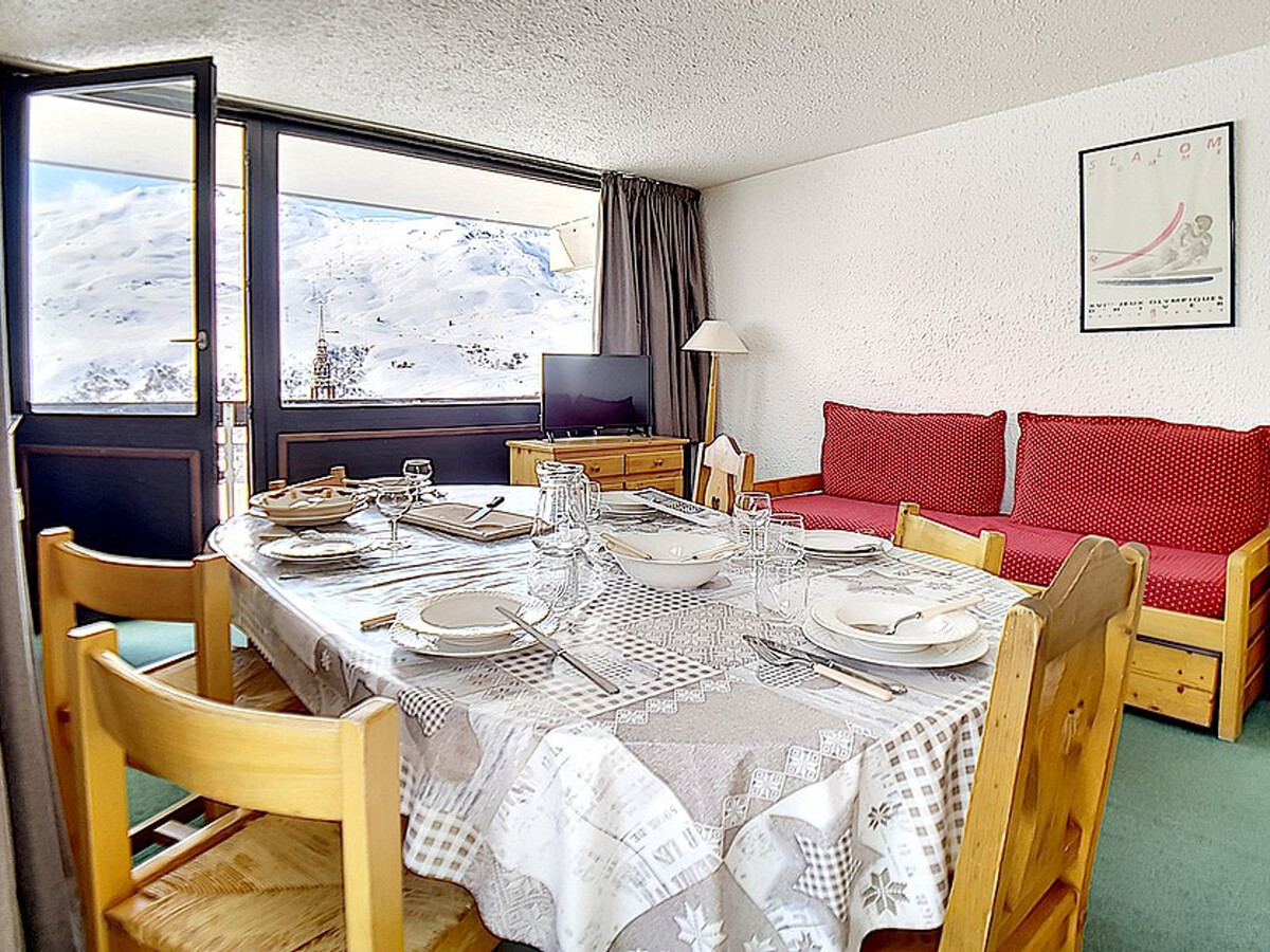 Appartement 8 pers. aux Menuires, balcon vue pistes - Photo 2