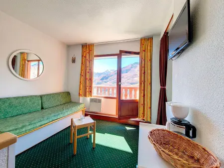 Appartement 2 pièces lumineux, 7e étage balcon aux Menuires : photo 7