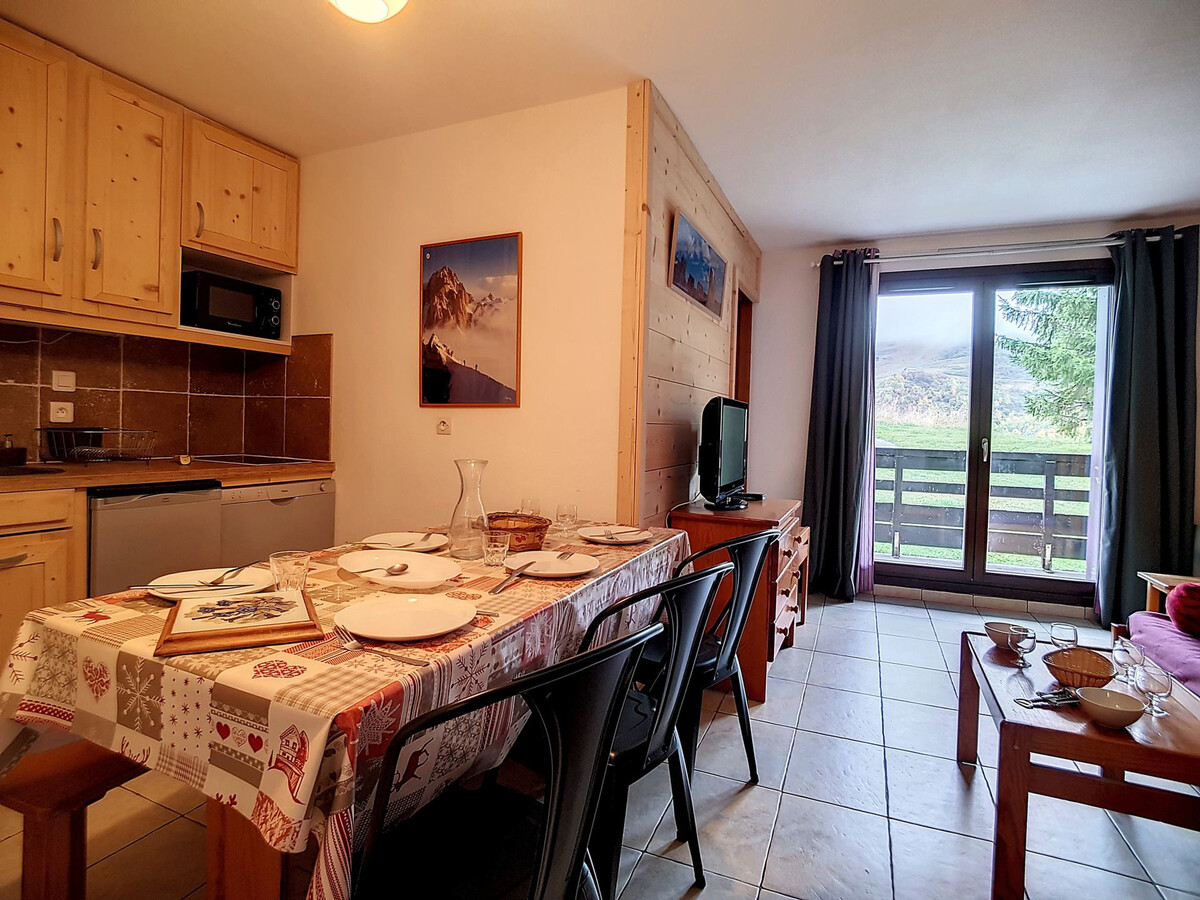 Appartement 6 pers aux Menuires, balcon sud rez-de-chaussée - Photo 6