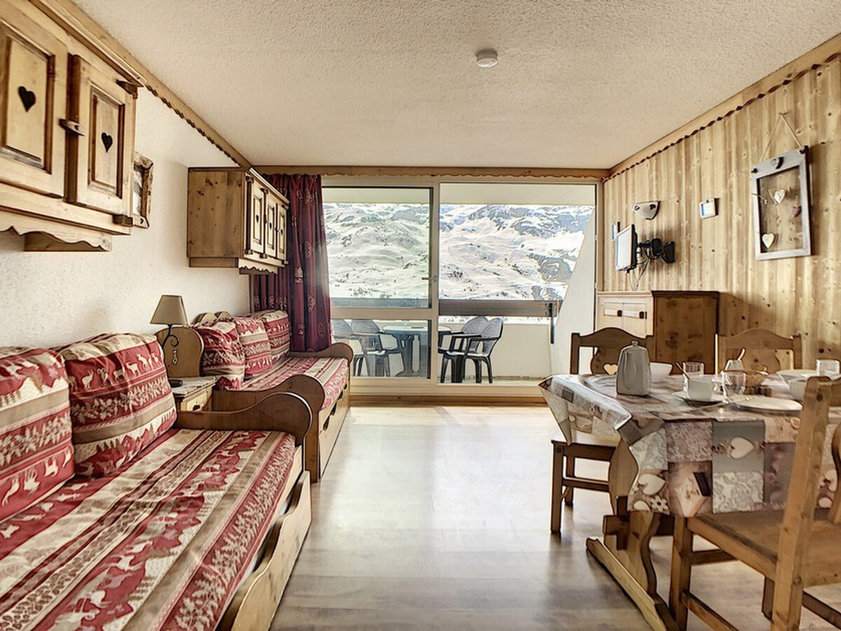 Studio 24m² ski aux pieds, balcon sud aux Menuires - Photo 1