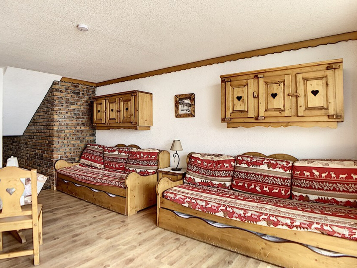 Studio 24m² ski aux pieds, balcon sud aux Menuires - Photo 2