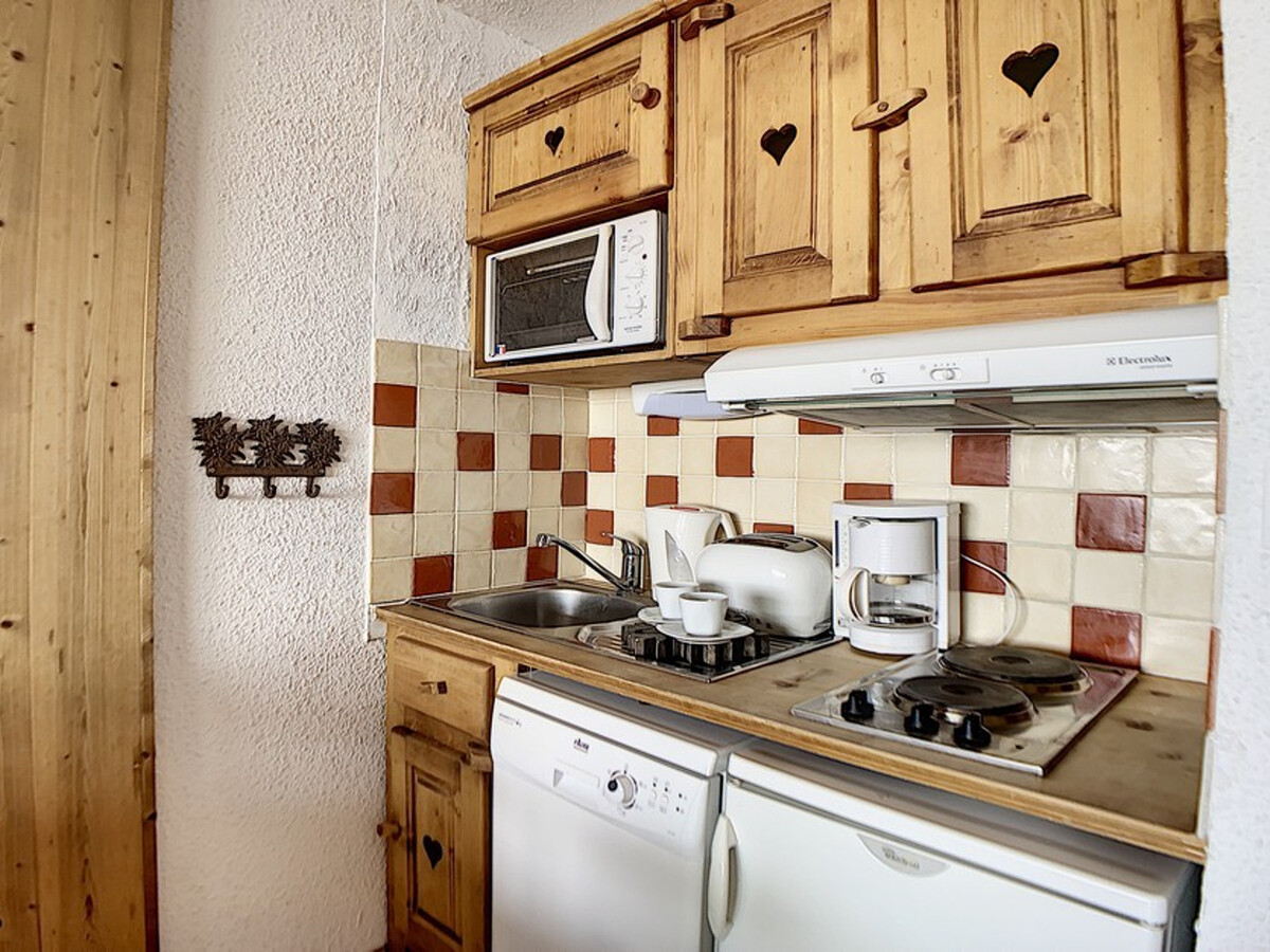 Studio 24m² ski aux pieds, balcon sud aux Menuires - Photo 4