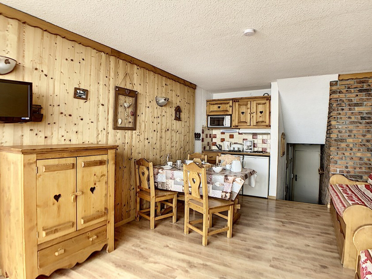 Studio 24m² ski aux pieds, balcon sud aux Menuires - Photo 5