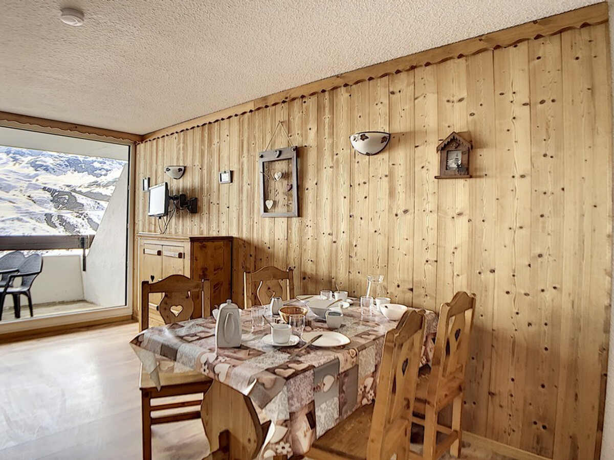Studio 24m² ski aux pieds, balcon sud aux Menuires - Photo 6