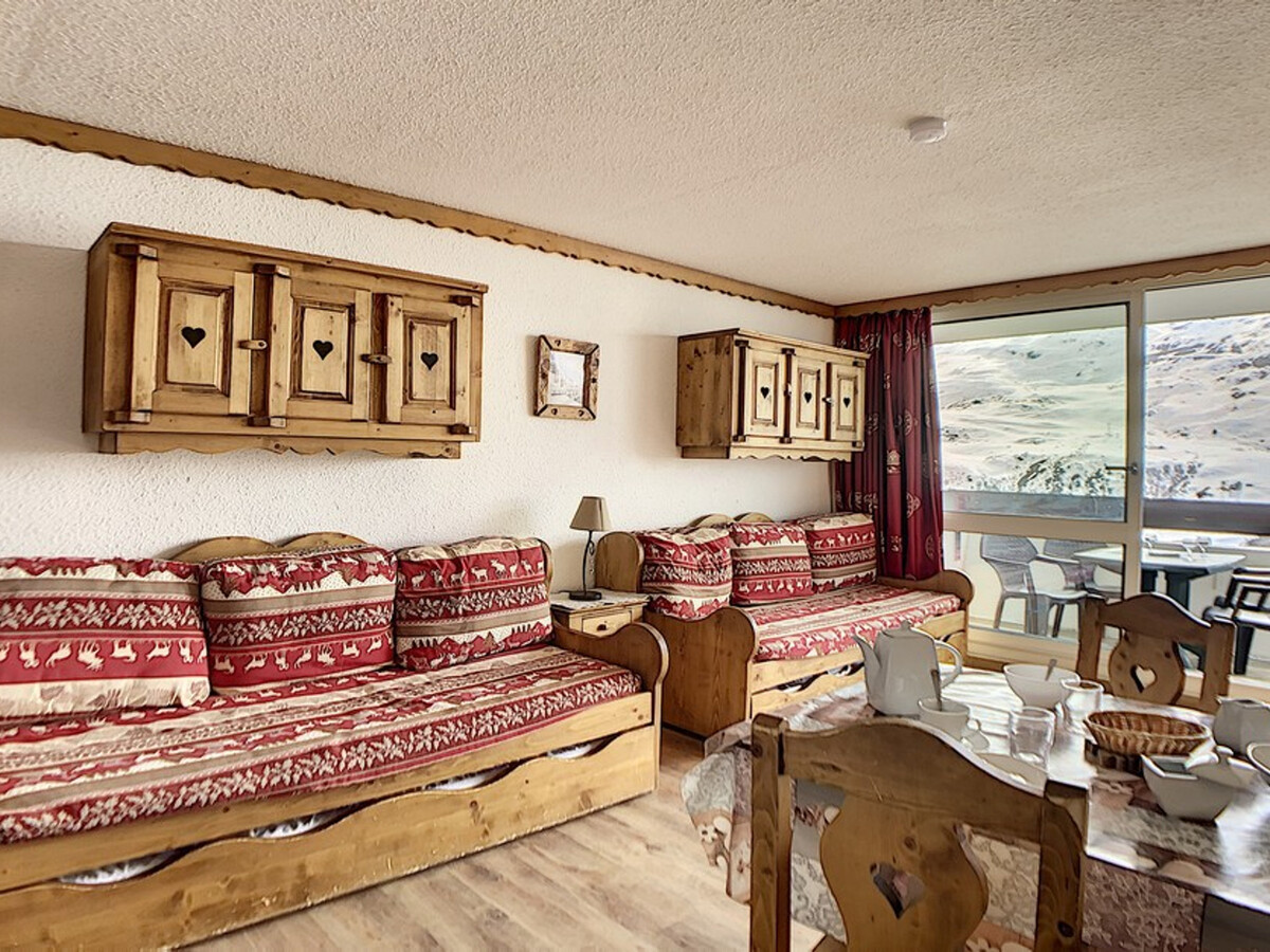 Studio 24m² ski aux pieds, balcon sud aux Menuires - Photo 7