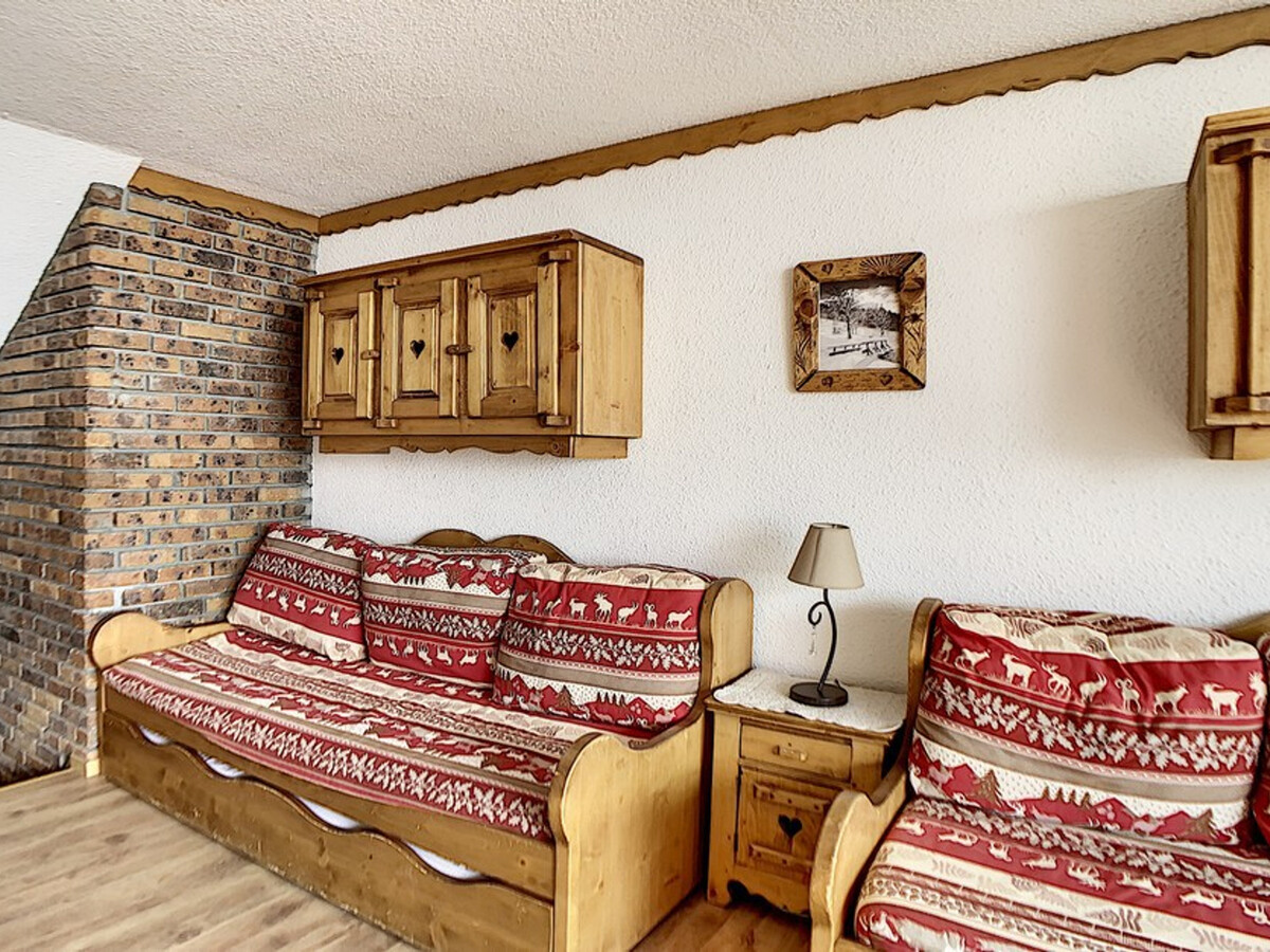Studio 24m² ski aux pieds, balcon sud aux Menuires - Photo 8