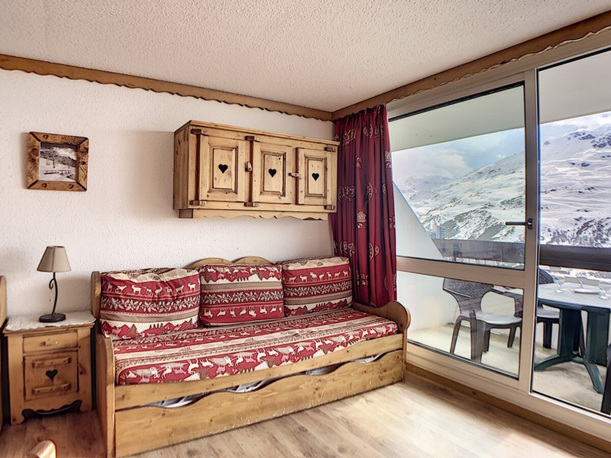 Studio 24m² ski aux pieds, balcon sud aux Menuires - Photo 9
