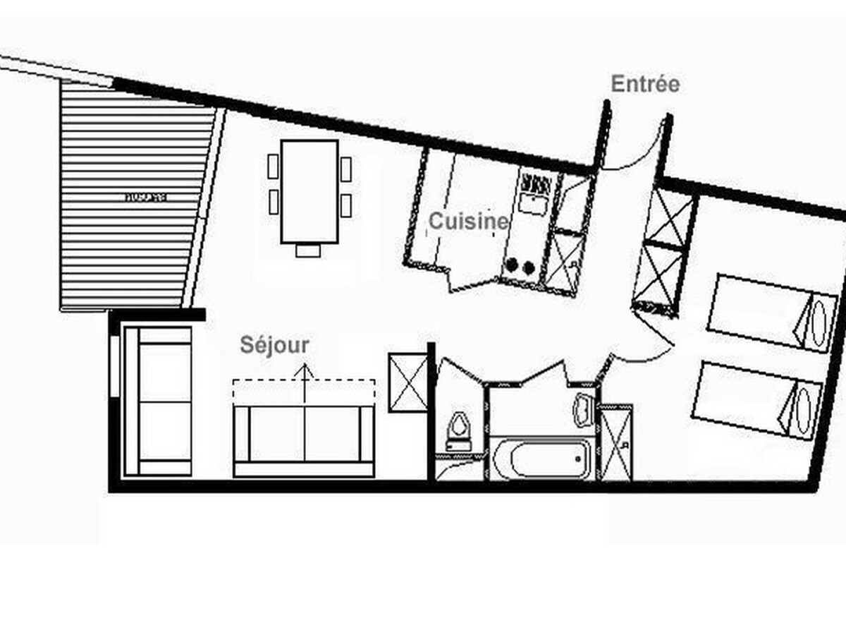 Appartement 40 m² skis aux pieds, balcon sud, parking - Photo 16