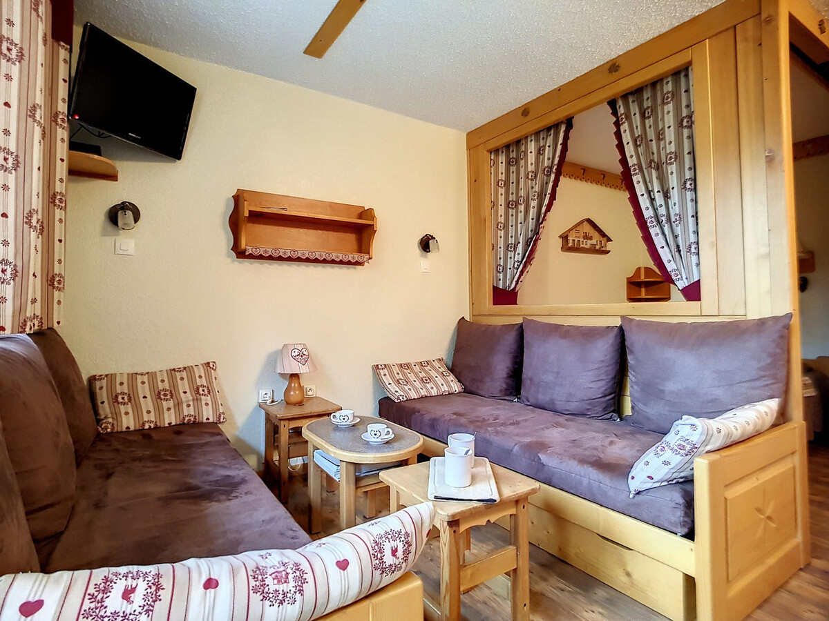 Appartement 5 pers. skis aux pieds, balcon sud aux Menuires - Photo 9
