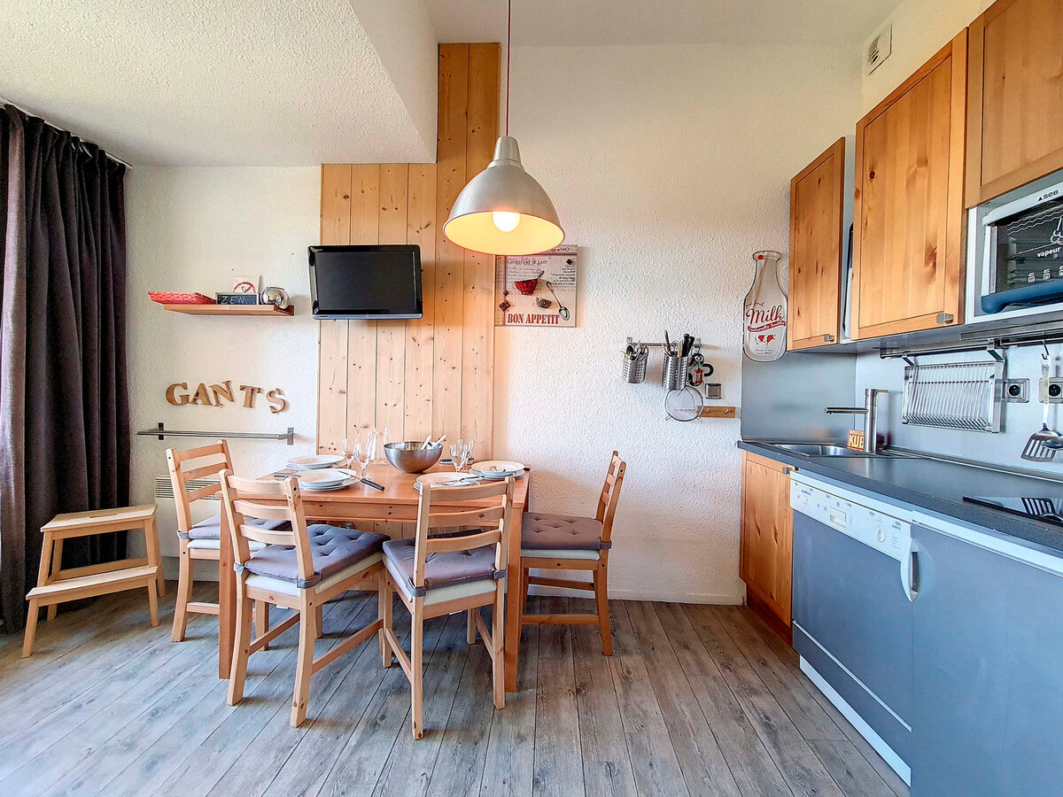 Studio 21 m² balcon, 4 personnes aux Menuires - Photo 2