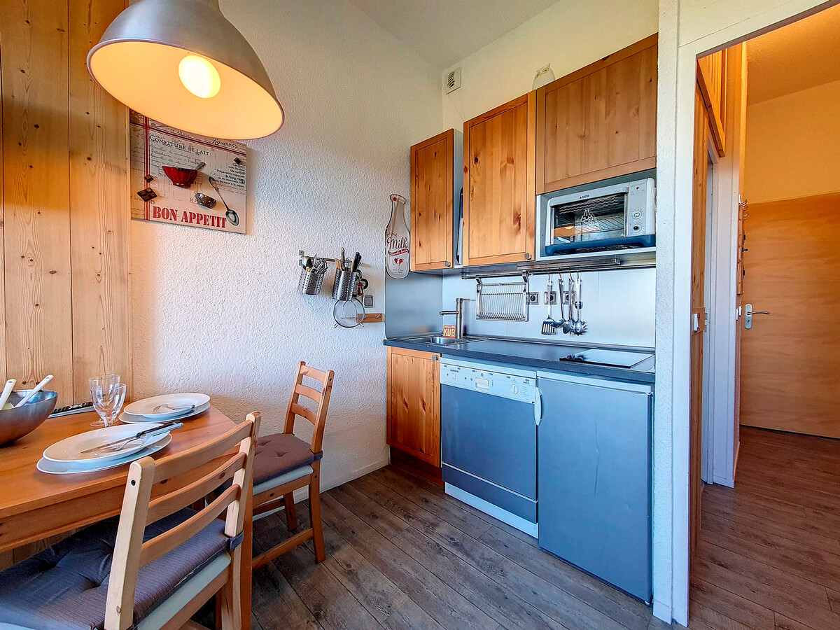 Studio 21 m² balcon, 4 personnes aux Menuires - Photo 7