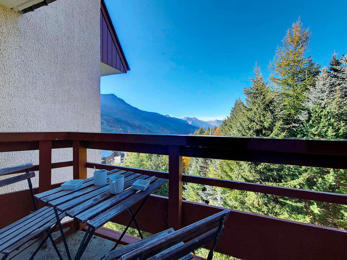 Studio 21 m² balcon, 4 personnes aux Menuires - Photo 11