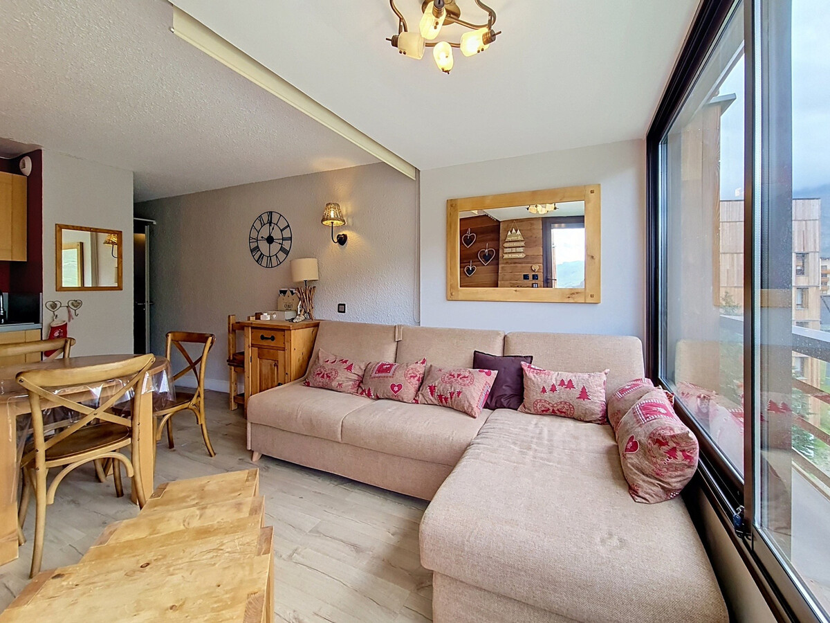 Studio 27 m² skis aux pieds, 4 personnes aux Menuires - Photo 4