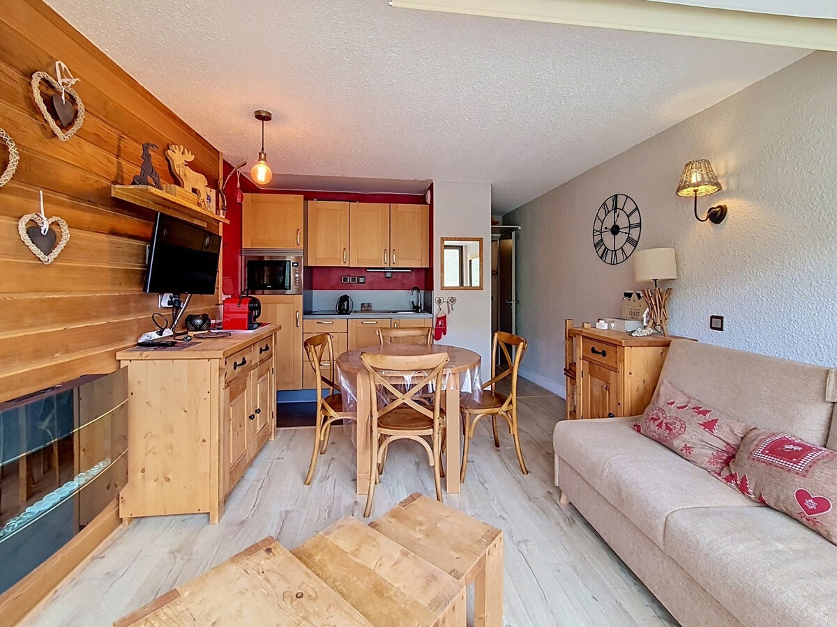Studio 27 m² skis aux pieds, 4 personnes aux Menuires - Photo 5