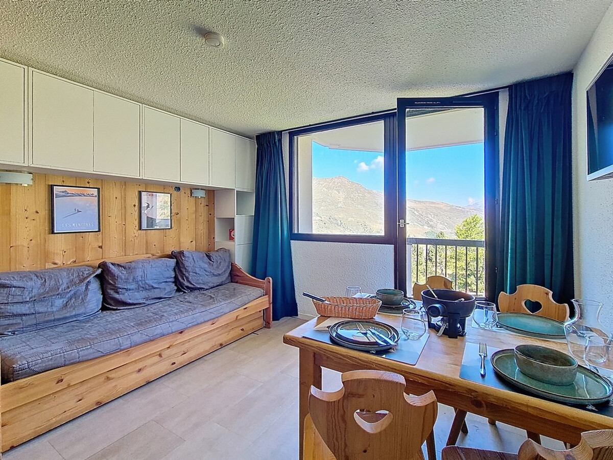 Studio rénové 3 pers. avec balcon aux Menuires - Photo 8
