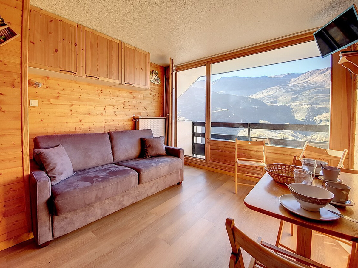 Studio rénové ski aux pieds, balcon, 3 pers aux Menuires - Photo 1