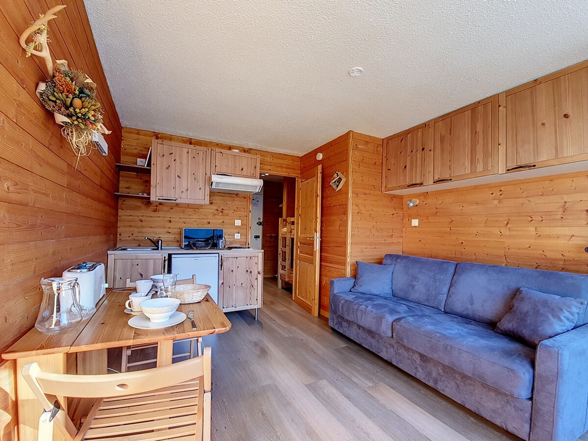 Studio rénové ski aux pieds, balcon, 3 pers aux Menuires - Photo 2