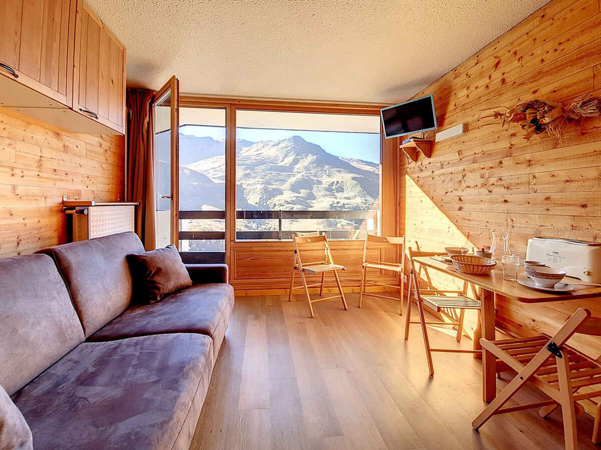 Studio rénové ski aux pieds, balcon, 3 pers aux Menuires - Photo 3