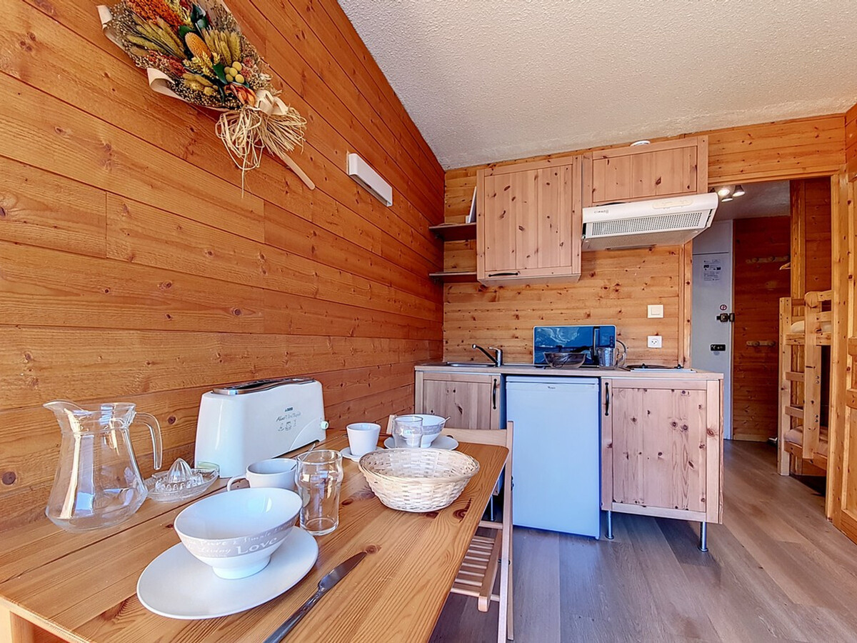 Studio rénové ski aux pieds, balcon, 3 pers aux Menuires - Photo 4