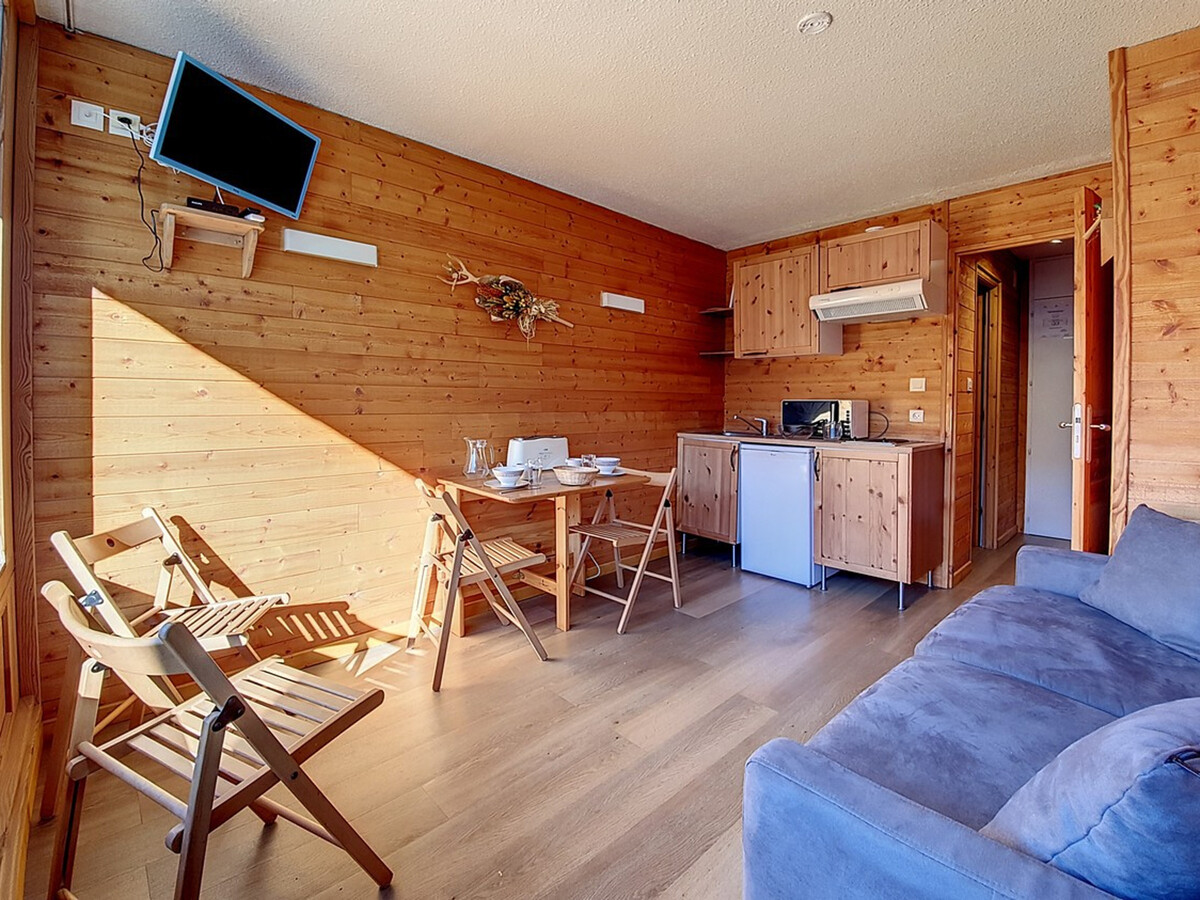 Studio rénové ski aux pieds, balcon, 3 pers aux Menuires - Photo 6
