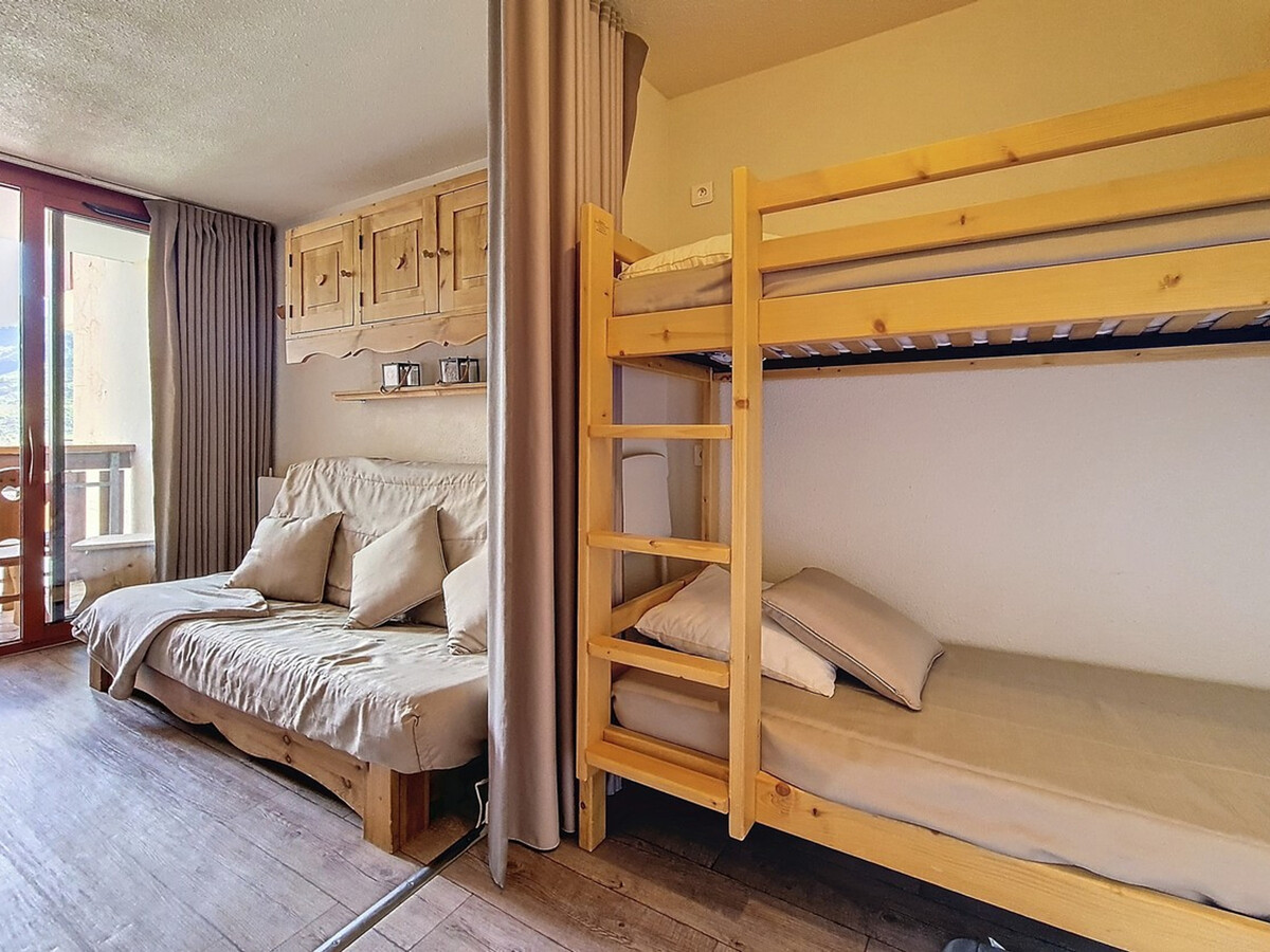Studio 23 m² aux Menuires - Balcon Sud, ski aux pieds - Photo 11