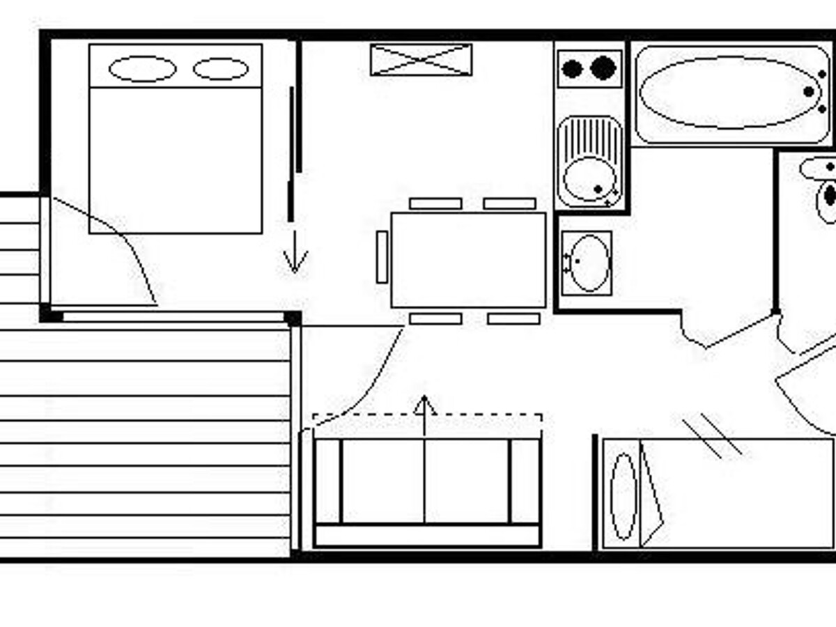 Studio 23 m² aux Menuires - Balcon Sud, ski aux pieds - Photo 14