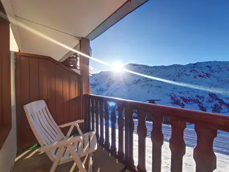Studio 23m² balcon aux Menuires, 4 personnes : photo 3