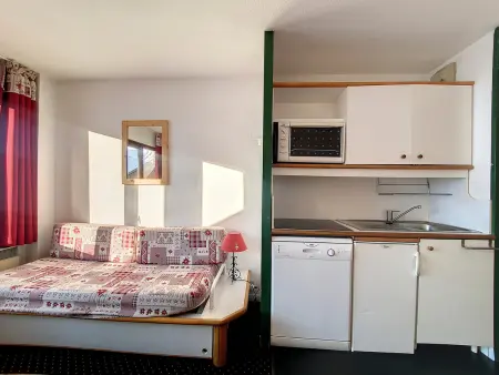 Studio 23m² balcon aux Menuires, 4 personnes : photo 6