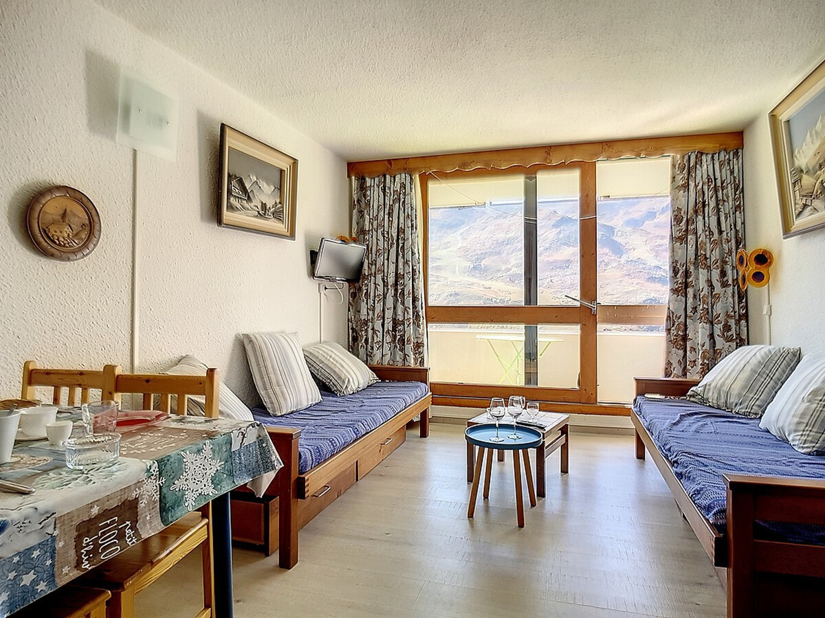 Studio 29m² balcon Sud-Ouest, ski aux pieds aux Menuires - Photo 1
