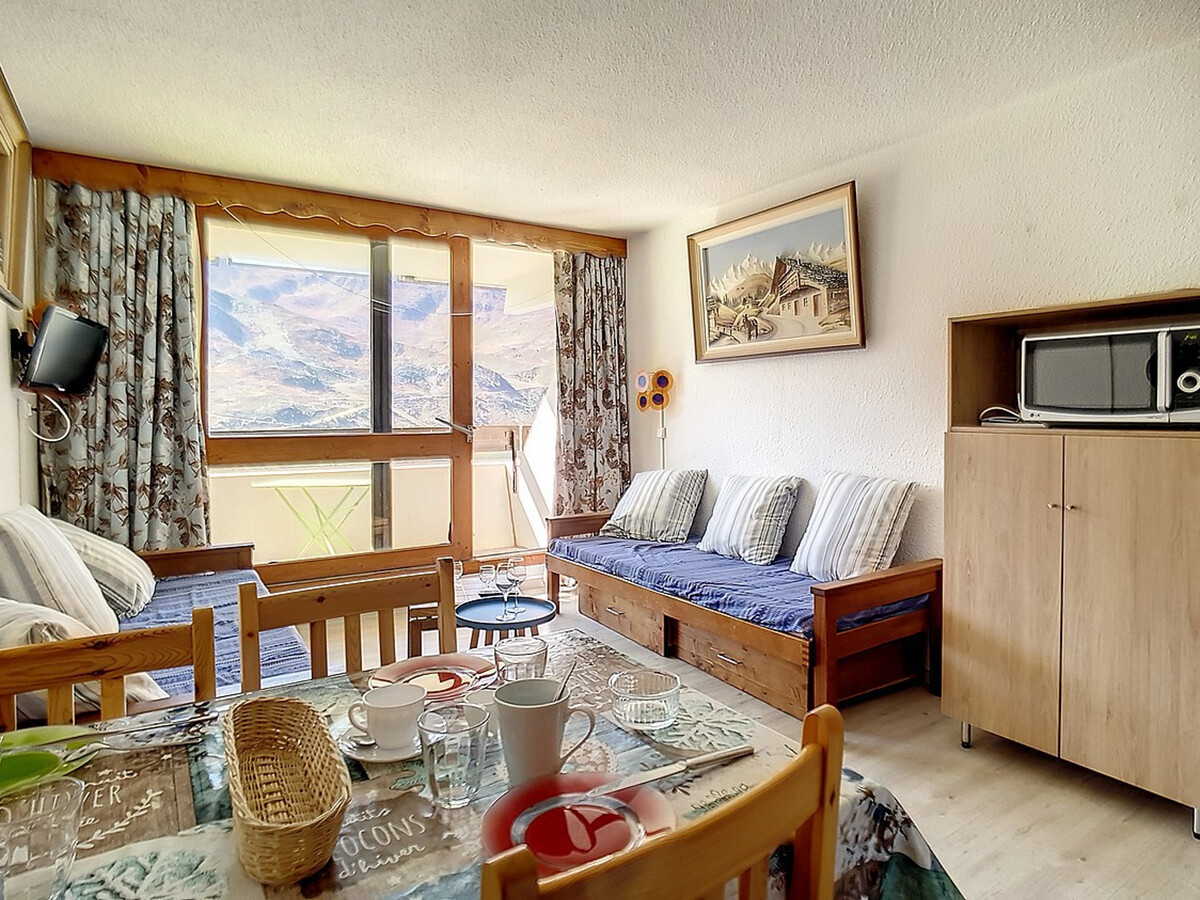 Studio 29m² balcon Sud-Ouest, ski aux pieds aux Menuires - Photo 4