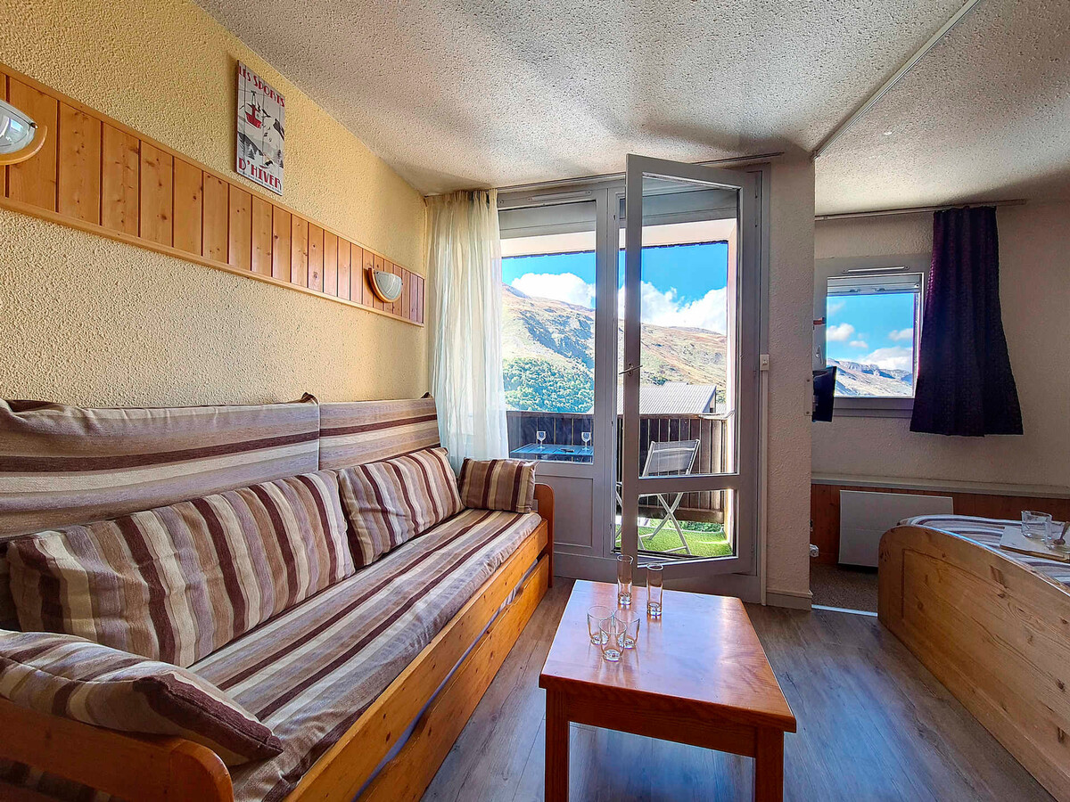 Appartement 2 pièces cabine aux Menuires, balcon sud-est - Photo 1