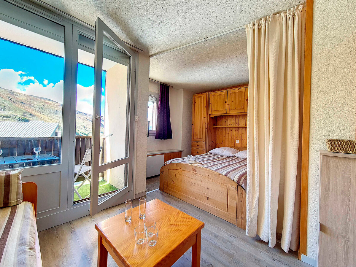 Appartement 2 pièces cabine aux Menuires, balcon sud-est - Photo 2