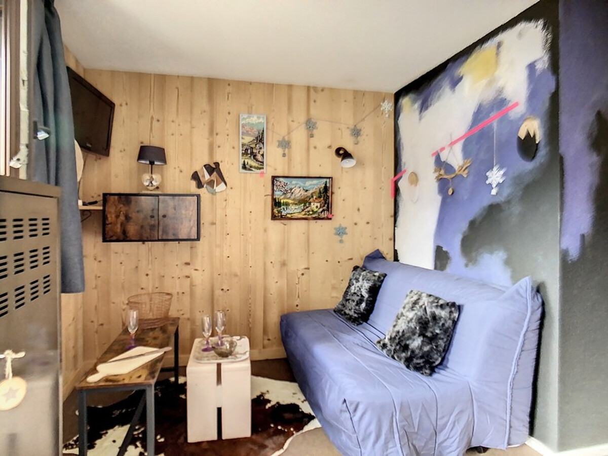 Studio 24m² balcon sud-ouest aux Menuires, 4 pers. - Photo 2
