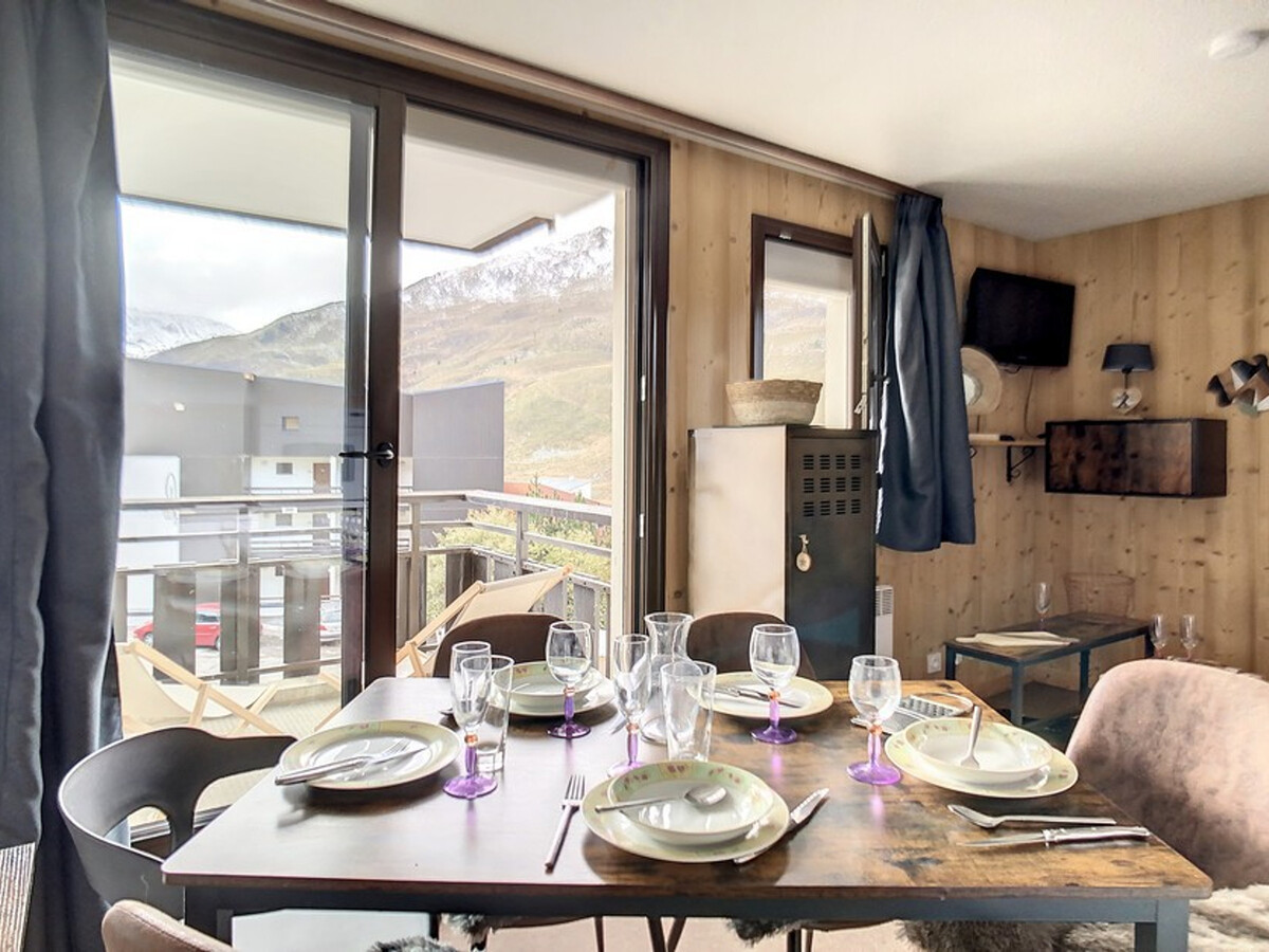 Studio 24m² balcon sud-ouest aux Menuires, 4 pers. - Photo 3