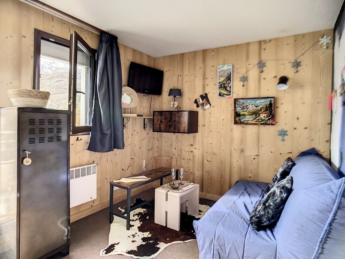 Studio 24m² balcon sud-ouest aux Menuires, 4 pers. - Photo 8