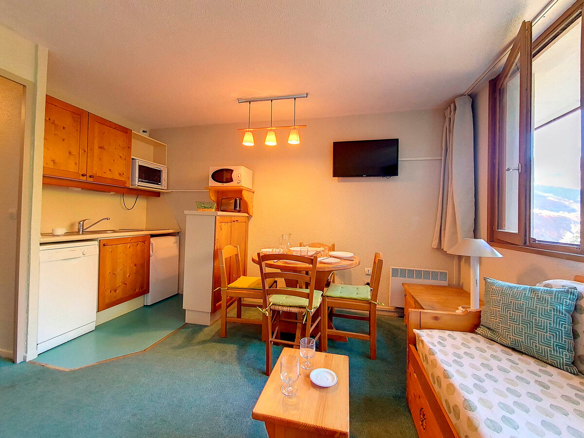 Studio skis aux pieds Les Menuires, 4 pers., Appartement 4 personnes à Les Menuires - Photo 1