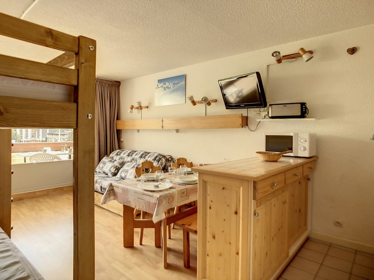 Studio 24 m² balcon Sud aux Menuires, 4 personnes - Photo 1